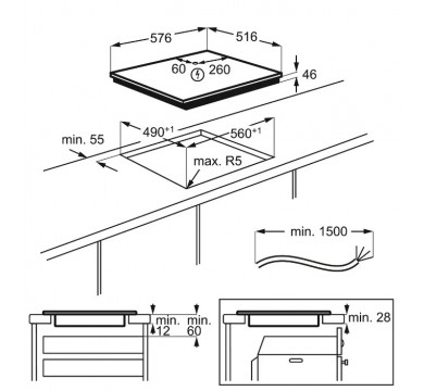 Индукционная варочная панель Electrolux IPE 6440 KX