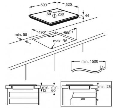 Индукционная варочная панель Electrolux IPE 6443 KF